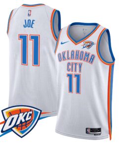 Men’s Oklahoma City Thunder Swingman #11 Joe Jersey V2 – All Stitched GJJ037
