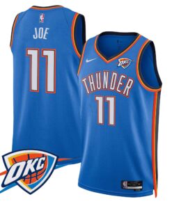Men’s Oklahoma City Thunder Swingman #11 Joe Jersey V2 – All Stitched GJJ038