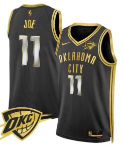 Men’s Oklahoma City Thunder Swingman #11 Joe Jersey V2 – All Stitched GJJ039