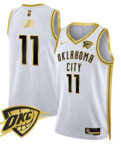 Men’s Oklahoma City Thunder Swingman #11 Joe Jersey V2 – All Stitched GJJ040