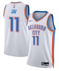 Men’s Oklahoma City Thunder Swingman #11 Joe Jersey V2 – All Stitched GJJ042