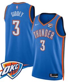 Men’s Oklahoma City Thunder Swingman #11 Joe Jersey V2 – All Stitched GJJ043