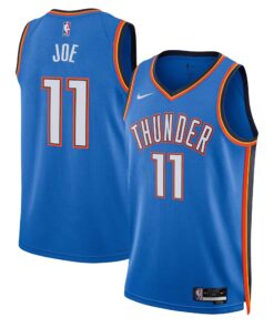 Men’s Oklahoma City Thunder Swingman #11 Joe Jersey V2 – All Stitched GJJ044