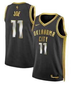 Men’s Oklahoma City Thunder Swingman #11 Joe Jersey V2 – All Stitched GJJ046
