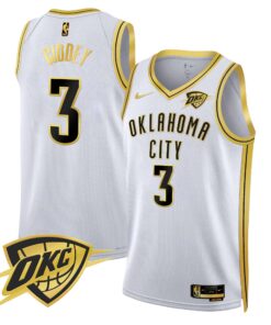 Men’s Oklahoma City Thunder Swingman #3 Giddey Jersey V2 – All Stitched GJJ028