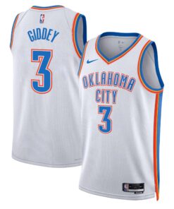 Men’s Oklahoma City Thunder Swingman #3 Giddey Jersey V2 – All Stitched GJJ029