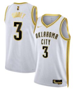Men’s Oklahoma City Thunder Swingman #3 Giddey Jersey V2 – All Stitched GJJ031