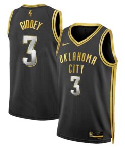 Men’s Oklahoma City Thunder Swingman #3 Giddey Jersey V2 – All Stitched GJJ032