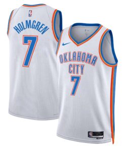 Men’s Oklahoma City Thunder Swingman #7 Holmgren Jersey – All Stitched GJJ021