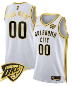 Oklahoma City Thunder Swingman Custom Jersey V2 – All Stitched - GJJ005