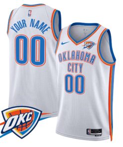 Oklahoma City Thunder Swingman Custom Jersey V2 – All Stitched - GJJ006