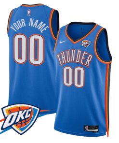 Oklahoma City Thunder Swingman Custom Jersey V2 – All Stitched - GJJ007